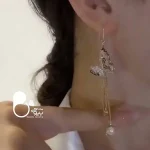 گوشواره پروانه عشق ترک💎فروشگاه زیورآلات بیوتی