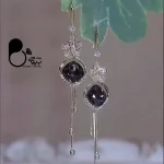 گوشواره گل آرا💎فروشگاه زیورآلات بیوتی