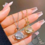 گردنبند گلکسی زحل💎فروشگاه زیورآلات بیوتی