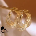 گوشواره کریستالی آنتولا 💎فروشگاه زیورآلات بیوتی