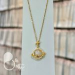 گردنبند گلکسی زحل💎فروشگاه زیورآلات بیوتی
