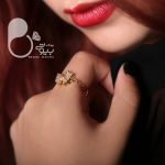 انگشتر پروانه مارشال آسانسوری با تخفیف💎فروشگاه زیورآلات بیوتی