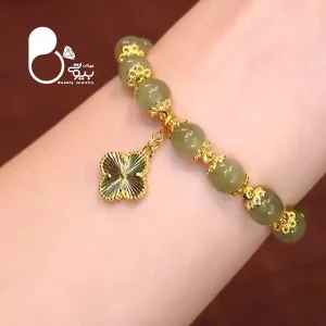 دستبند شبدر عشق💎فروشگاه زیورآلات بیوتی
