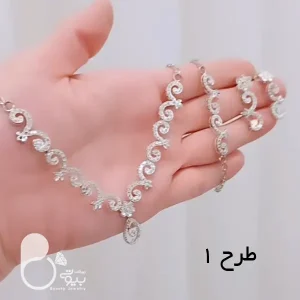 ست طرح طلا با تخفیف💎زیورآلات بیوتی