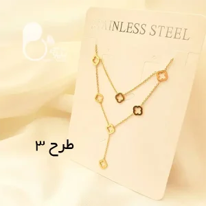 گردنبند دو لاین با تخفیف 💎 زیورآلات بیوتی