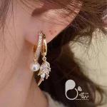 گوشواره پرنیان ژوپینگ 💎فروشگاه زیورآلات بیوتی