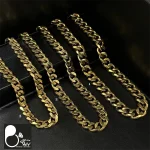 زنجیر کارتیر بافت باز طلایی💎فروشگاه زیورآلات بیوتی