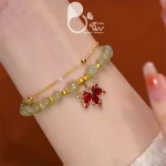 دستبند برگ یلدایی 🍉 شب یلدا🍂 با تخفیف💎بیوتی