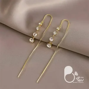 گوشواره رویا بخیه ای ترک💎 زیورآلات بیوتی