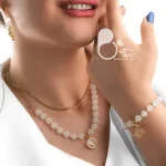 سرویس زحل گلکسی (سنگ طبیعی)💎 زیورآلات بیوتی