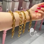 دستبند طرح طلا با تخفیف💎فروشگاه زیورآلات بیوتی
