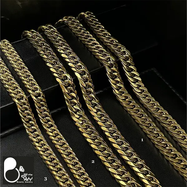 زنجیر کارتیر بافت فشرده ۸ میل💎فروشگاه زیورآلات بیوتی زنجیر کارتیر بافت فشرده ۸ میل💎فروشگاه زیورآلات بیوتی