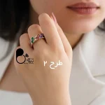 انگشتر نگین جواهری💎فروشگاه زیورآلات بیوتی