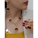 قیمت و خرید سرویس بحرینی سنگی جدید💎رنگ ثابت | مارک My Dear | آبکاری قوی و ضدحساسیت