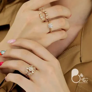 انگشتر دوبل برند دریم 💎زیورآلات بیوتی