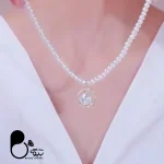 گردنبند مروارید کامل 💎فروشگاه زیورآلات بیوتی