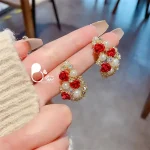 گوشواره رزابلا 💎فروشگاه زیورآلات بیوتی
