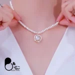 گردنبند مروارید کامل 💎فروشگاه زیورآلات بیوتی