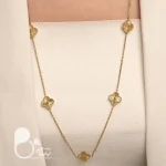 ست شبدر طلایی با تخفیف 💎 زیورآلات بیوتی