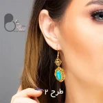 گوشواره فیروزه با تخفیف بلک فرایدی💎زیورآلات بیوتی