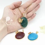 گردنبند نگین اتریشی پروانه ای 💎فروشگاه زیورآلات بیوتی