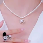 گردنبند مروارید کامل 💎فروشگاه زیورآلات بیوتی