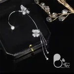 ایرکاف پروانه سیلور💎فروشگاه زیورآلات بیوتی