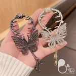 کلیپس گوجه ای طرح پروانه💎فروشگاه زیورآلات بیوتی