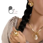 ست خاص ماری فلاور 💎فروشگاه زیورآلات بیوتی