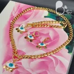 ست کامل کارتیر چشم نظر با تخفیف💎زیورآلات بیوتی