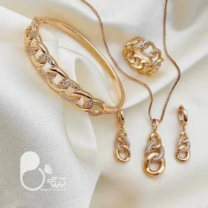 سرویس ژوپینگ کارتیر نگین دار ترک💎 زیورآلات بیوتی