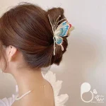کلیپس پروانه فرانسوی💎فروشگاه زیورآلات بیوتی
