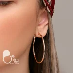 گوشواره حلقه💎زیورآلات بیوتی