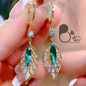 گوشواره برگ بهاری 💎فروشگاه زیورآلات بیوتی