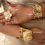 دستبند و انگشتر فشن💎زیورآلات بیوتی
