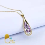 گردنبند پارادایس نگین سوارسکی 💎فروشگاه زیورآلات بیوتی