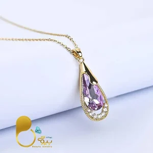 گردنبند پارادایس نگین سوارسکی 💎فروشگاه زیورآلات بیوتی