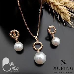 نیم ست مرواریدی ژوپینگ💎 زیورآلات بیوتی