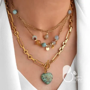 سرویس مارال سبز (سنگ طبیعی)💎 زیورآلات بیوتی