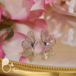 گوشواره پروانه شیدا با تخفیف بلک فرایدی💎زیورآلات بیوتی
