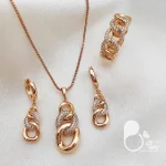 سرویس ژوپینگ کارتیر نگین دار ترک💎 زیورآلات بیوتی