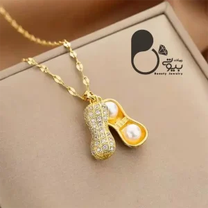 گردنبند پینات نگین دار💎فروشگاه زیورآلات بیوتی