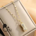 گردنبند پینات نگین دار💎فروشگاه زیورآلات بیوتی