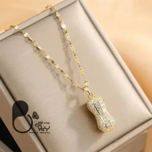 گردنبند پینات نگین دار💎فروشگاه زیورآلات بیوتی