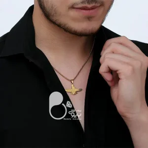 گردنبند فروهر با زنجیر با تخفیف بلک فرایدی💎زیورآلات بیوتی
