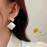 گوشواره هاله با تخفیف 💎فروشگاه زیورآلات بیوتی