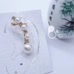 گوشواره ایرکاف مرواریدی با تخفیف💎زیورآلات بیوتی
