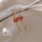 گوشواره برگ آوای پاییز 💎فروشگاه زیورآلات بیوتی