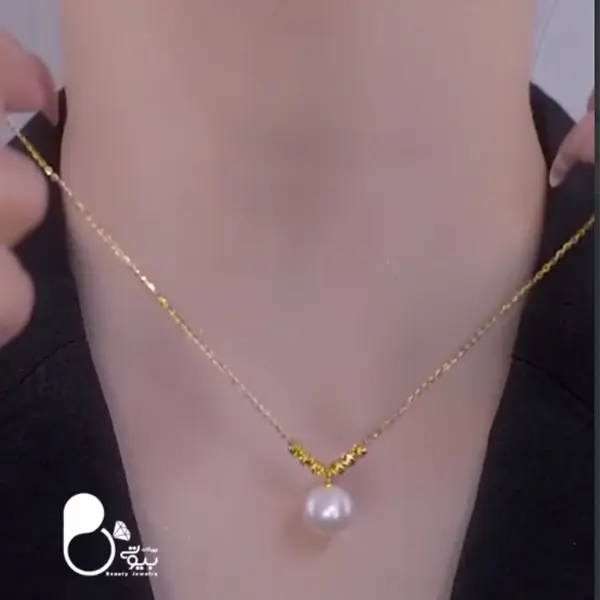 گردنبند مرواریدی دوریکا💎فروشگاه زیورآلات بیوتی گردنبند مرواریدی دوریکا💎فروشگاه زیورآلات بیوتی