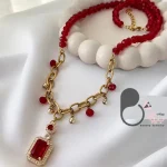 گردنبند شاه گوهر 🍉شب یلدا🍂 💎فروشگاه زیورآلات بیوتی